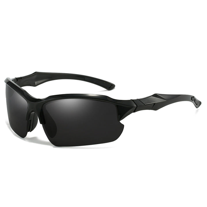 Durable trekking sunglasses with polarized lenses, ensuring enhanced outdoor vision & UV protection.
