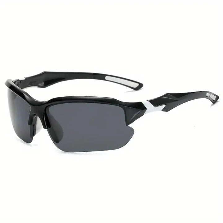 Lightweight unisex polarized sports sunglasses for running & cycling, with superior UV protection.