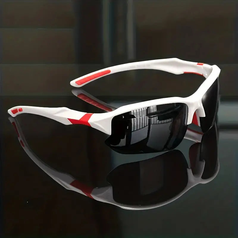 Enhance your active lifestyle with these polarized sports sunglasses, ensuring clear vision & UV protection.