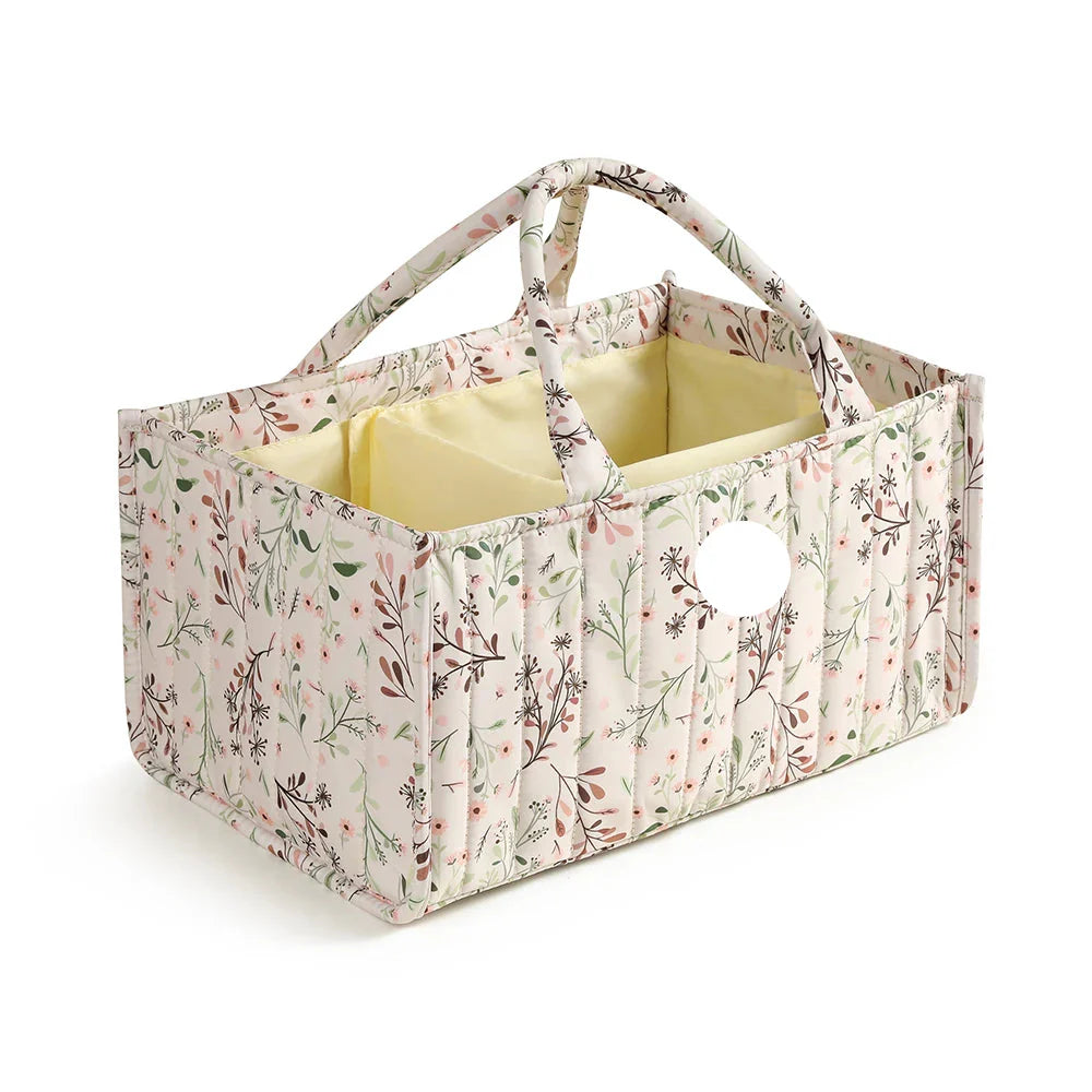 Unisex diaper caddy, a functional and chic solution for baby essential storage