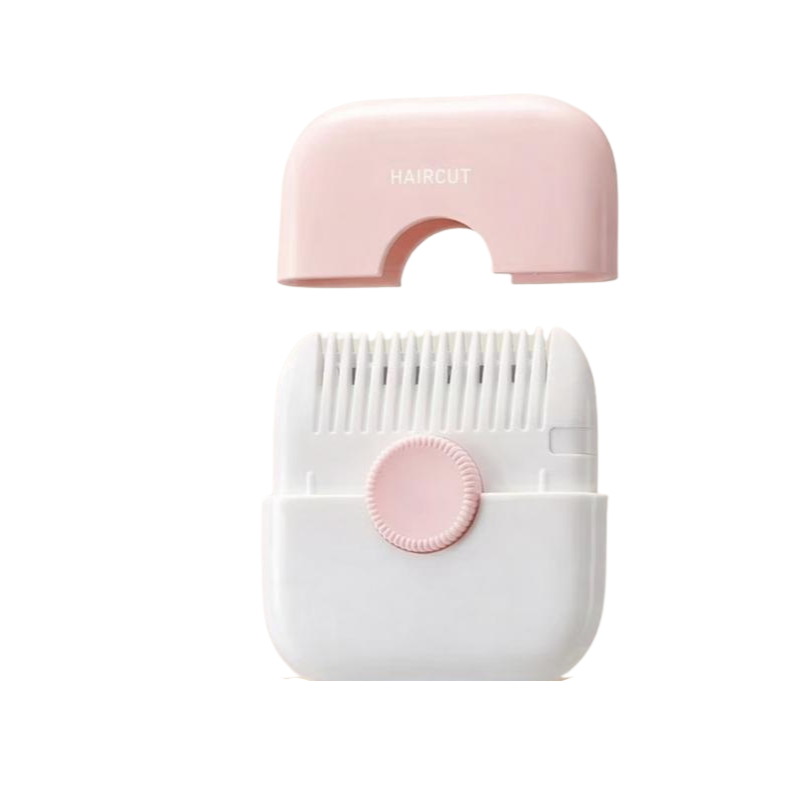 Dustproof hair trimmer next to its accessories, ready for gentle and hygienic grooming