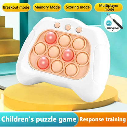 Portable Pop It electronic game, ideal for stress relief & hand-eye coordination practice