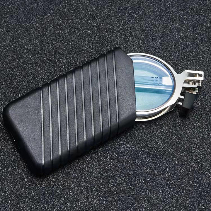 Compact folding reading glasses, perfect portable vision aid for reading on-the-go.