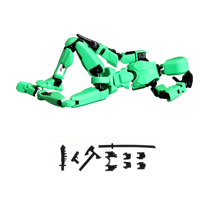 Unisex Posable Articulated Robot Toy Figure, a durable action figure for imaginative kids play