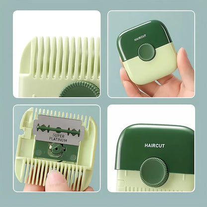 Unisex hair trimmer kit with multiple guards, perfect for varied lengths and styling needs