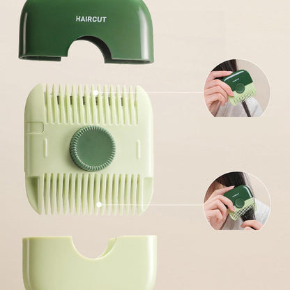Compact unisex precision hair trimmer, USB rechargeable, for travel and on-the-go styling