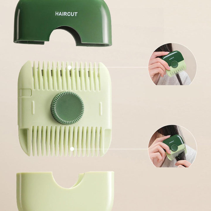Compact unisex precision hair trimmer, USB rechargeable, for travel and on-the-go styling