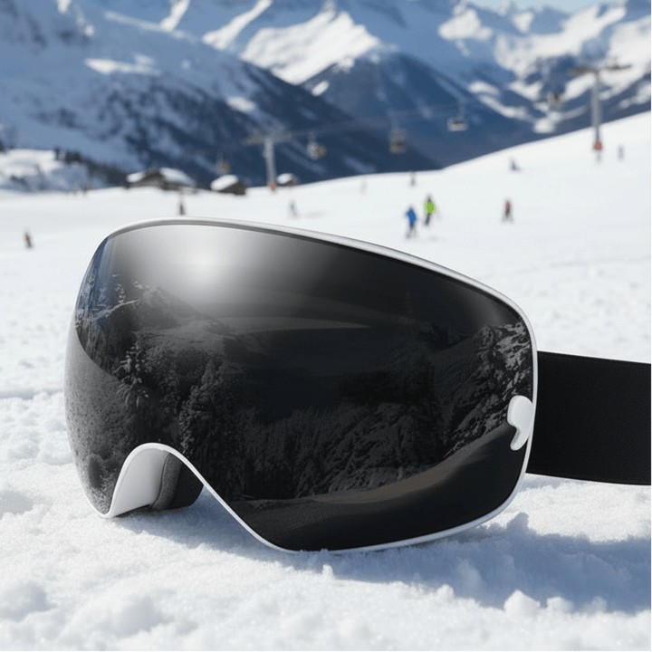 Unisex premium ski goggles for winter sports. Anti-fog, UV400 protection & night vision lens.