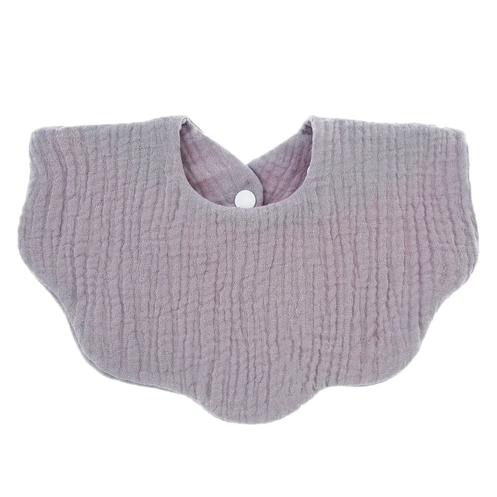 Drool bib: Unisex premium soft cotton baby bib absorbing moisture, keeping newborn dry and comfortable