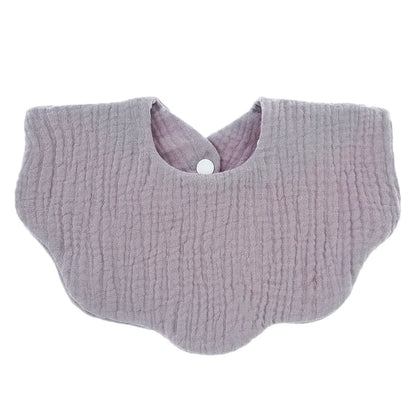 Drool bib: Unisex premium soft cotton baby bib absorbing moisture, keeping newborn dry and comfortable