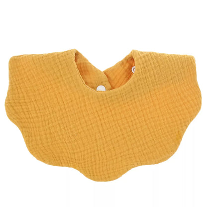 Unisex premium soft cotton baby bib with a playful star design, perfect for stylish infant feeding
