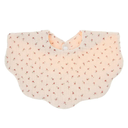 Newborn essentials: Unisex premium soft cotton baby bib with a simple, elegant border design