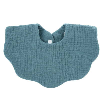 Unisex premium soft cotton baby bib with a nature-inspired print, ideal for eco-conscious parents