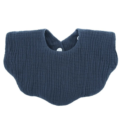 Unisex premium soft cotton baby bib with a minimalist design, perfect for everyday infant wear