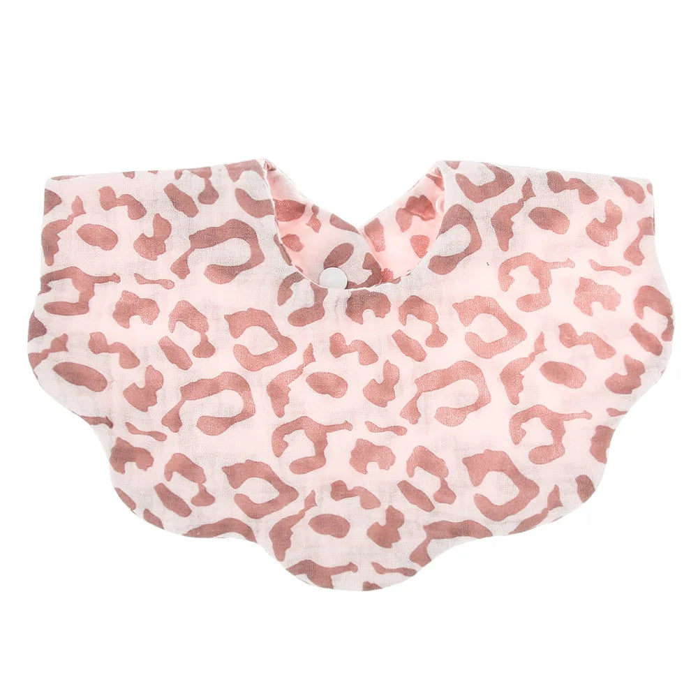 Stack of colorful unisex premium soft cotton baby bibs, various shades, perfect baby shower gift