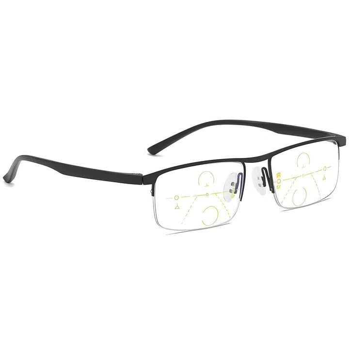 Unisex vision care smart glasses with advanced blue light & UV defense technology.
