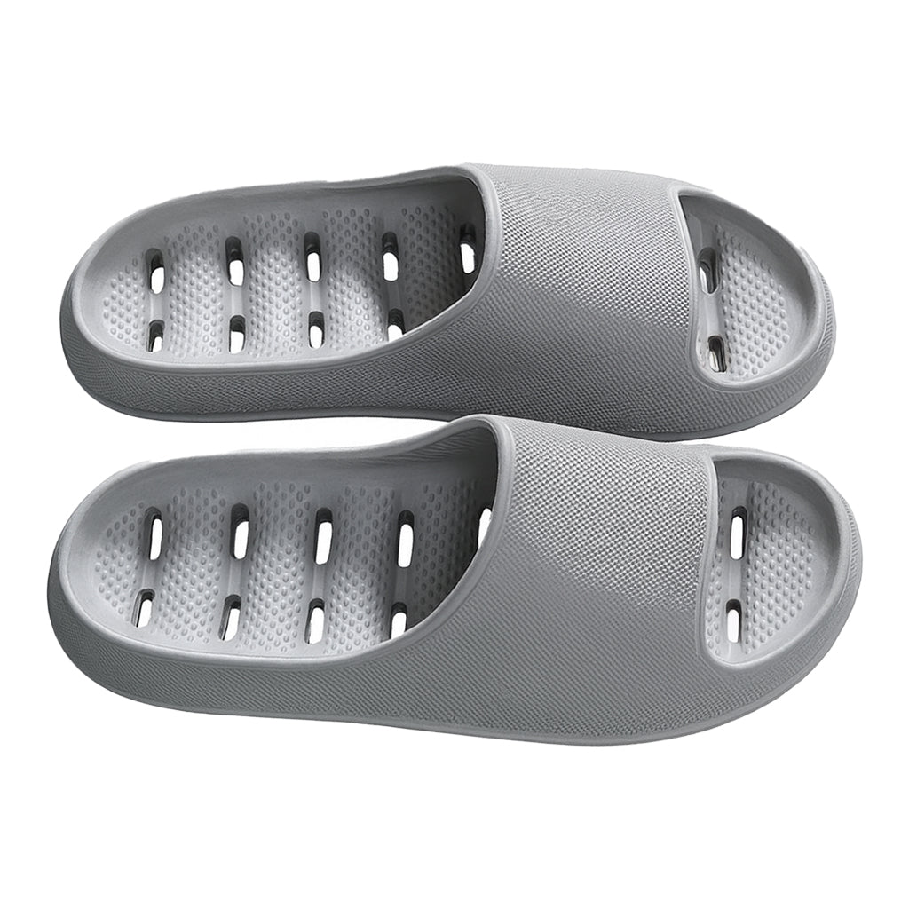 Comfortable unisex anti-slip shower slides, lightweight & ergonomic, perfect for home, quick-dry material.