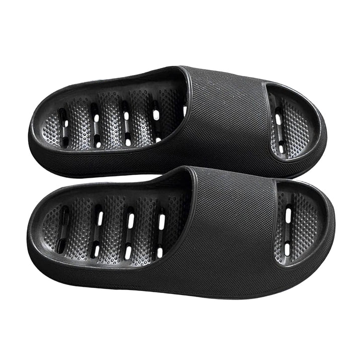 Unisex quick-dry shower & pool slippers, anti-slip, comfortable, with drainage holes for ultimate convenience.