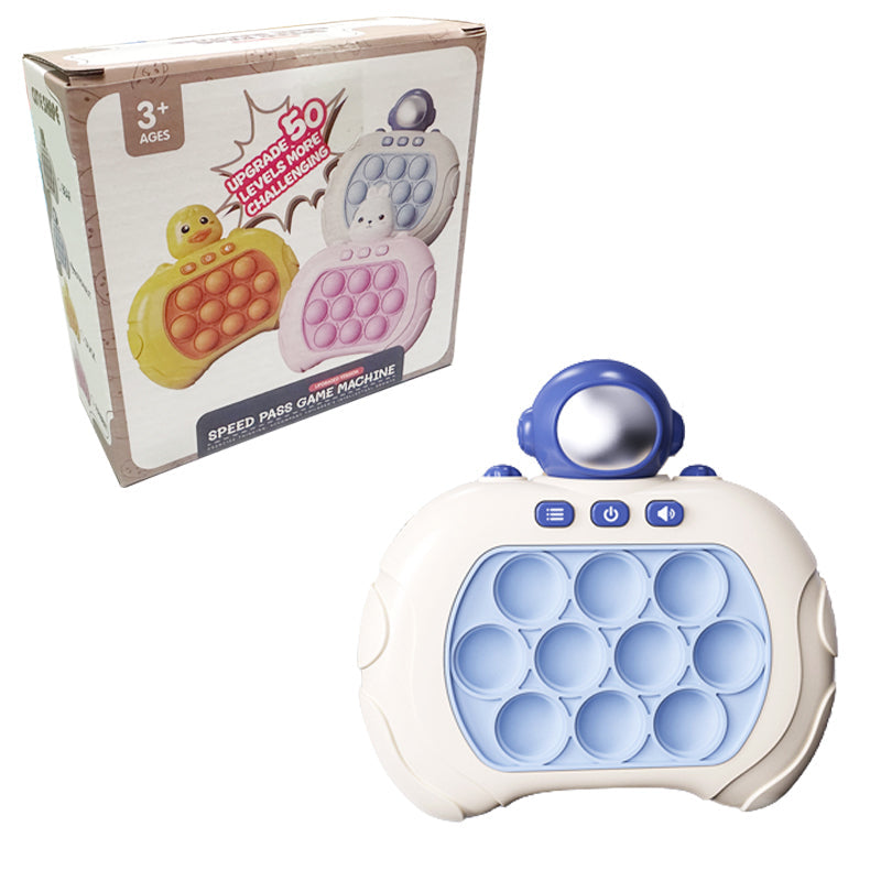 Interactive Quick Push Educational Game, developing quick reactions and hand-eye skills