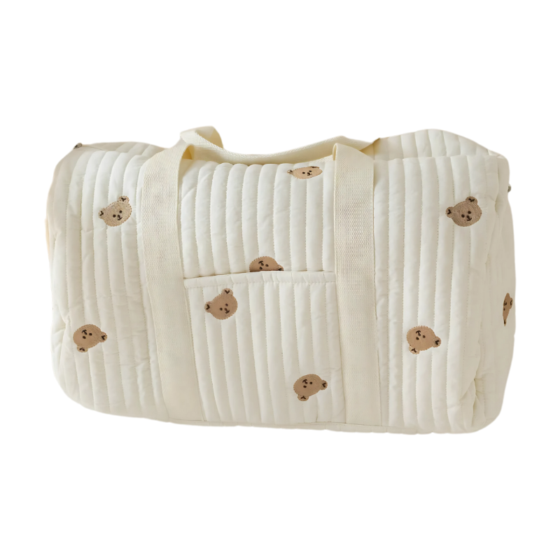Quilted diaper bag, durable and convenient for all parent and baby needs
