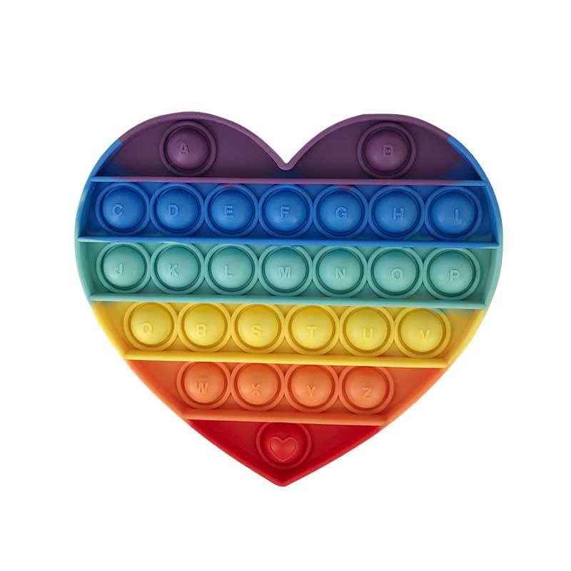 Unisex push pop fidget toy, compact and lightweight, perfect for travel & on-the-go fun