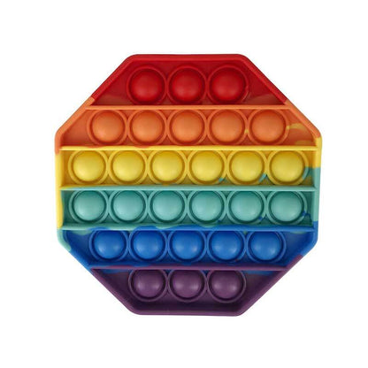 Educational push pop fidget toy aiding in fine motor skills development for young children