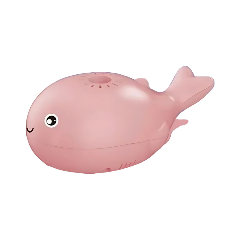 Happy child enjoying a rechargeable Hover Whale Ball, a fun indoor/outdoor game enhancing motor skills