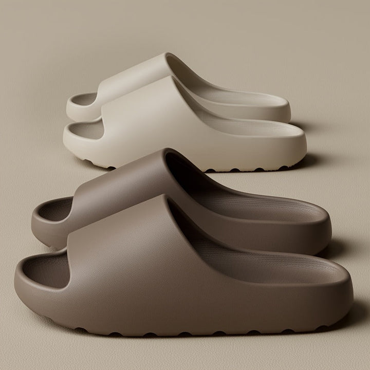 Unisex Remy Cloud Slippers: comfortable, waterproof, open-toe EVA slip-ons for indoor & outdoor casual wear.
