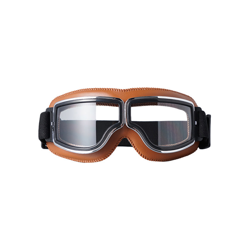 Unisex vintage biker goggles, comfortable and protective eyewear for all motorcycle enthusiasts.