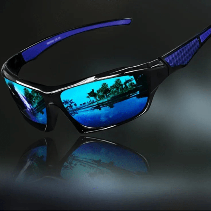 Classic unisex round sunglasses with polarized lenses & UV400 eye protection for daily wear.