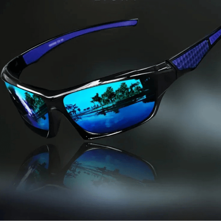 Classic unisex round sunglasses with polarized lenses & UV400 eye protection for daily wear.