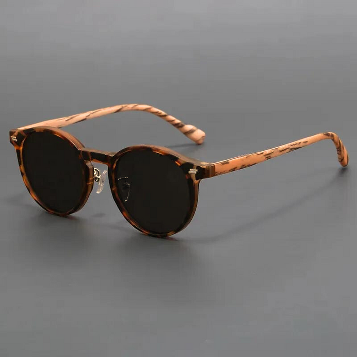 Unisex Sahara Shades: Stylish round sunglasses with UV protection, perfect fashion accessory for summer.