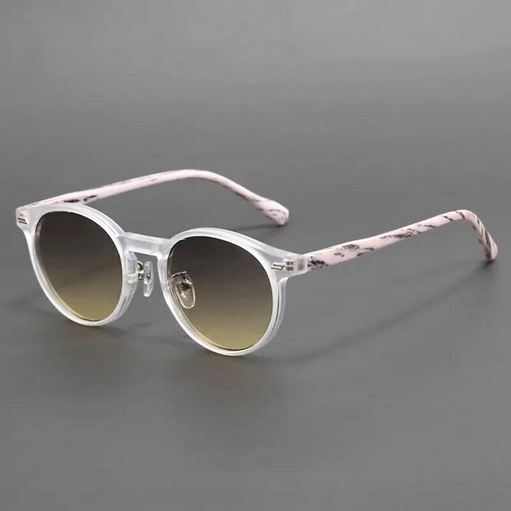 Purple Unisex Sahara Shades: Stylish round sunglasses with durable frames & lightweight design for summer.