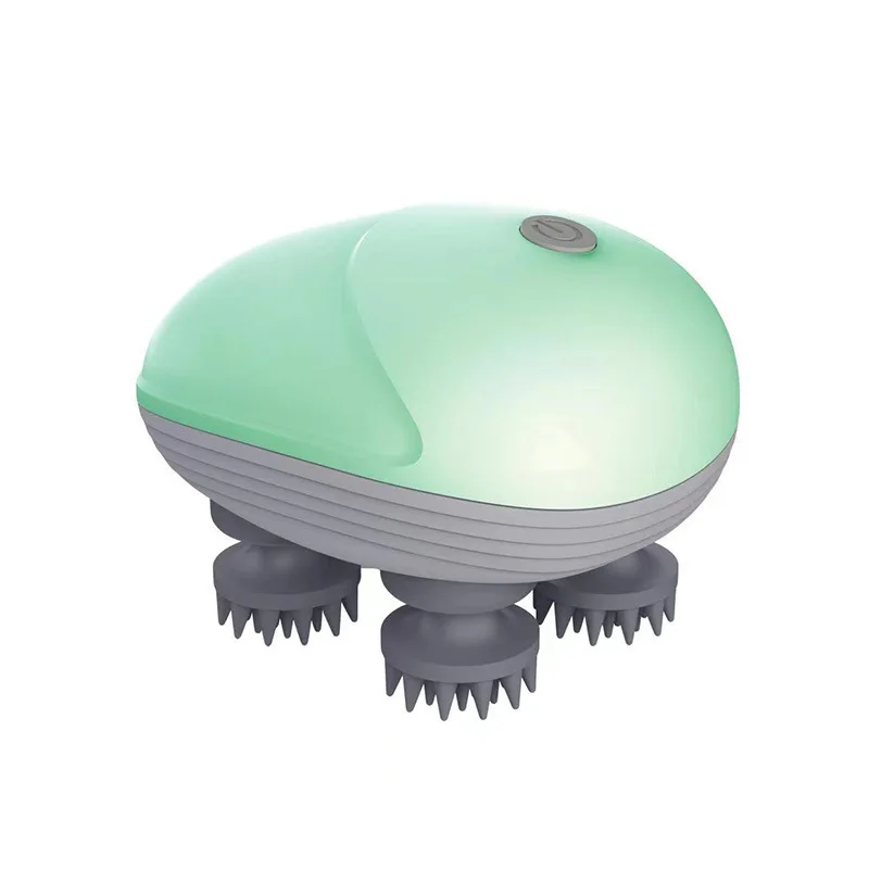 Infant and adult scalp care massager, USB rechargeable, for wellness and stress relief.