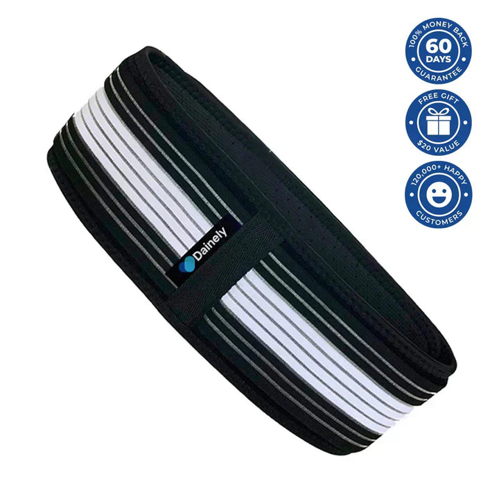 Unisex sciatica & lower back pain relief belt for daily lumbar & hip support.