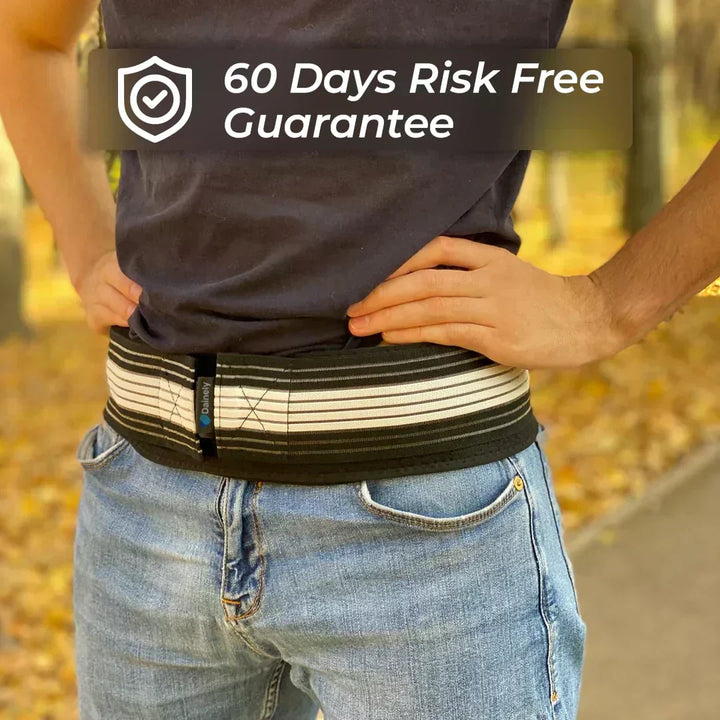 Targeted sciatica relief belt for chronic back & hip pain, enhancing posture & wellness.