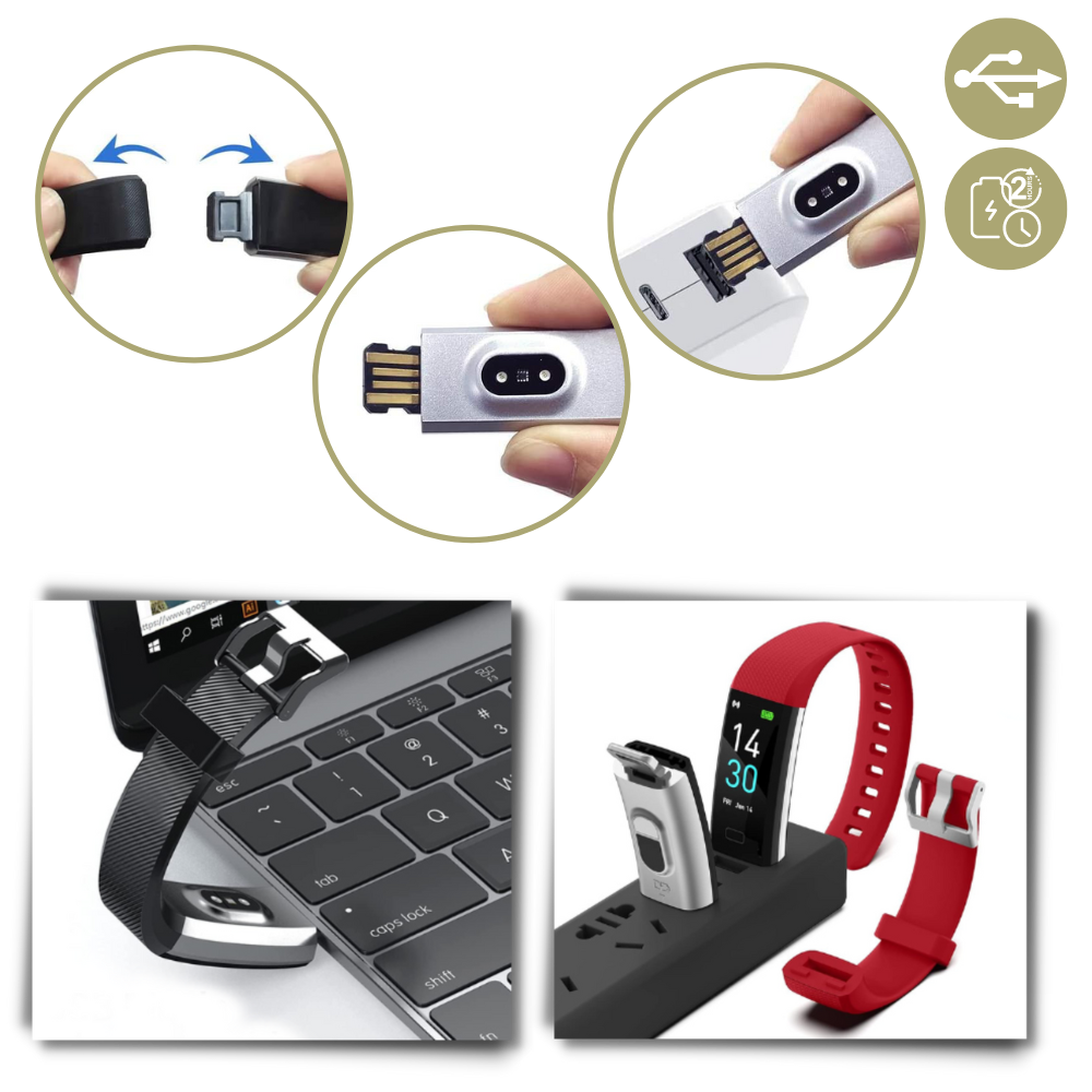 Senior blood pressure watch & heart rate monitor. Smart technology fitness band for elderly care.
