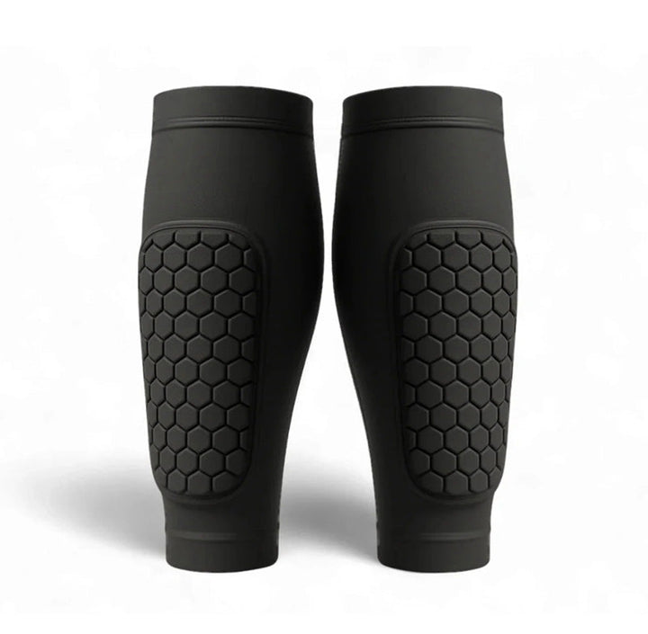 Unisex shin guards for skiing & soccer, offering breathable compression & impact protection. Injury prevention for lower legs.