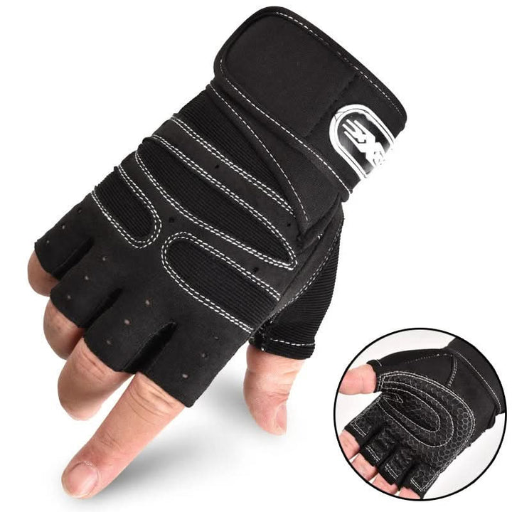 Weightlifting & fitness gloves, unisex, with superior wrist support and shock-resistant padding.