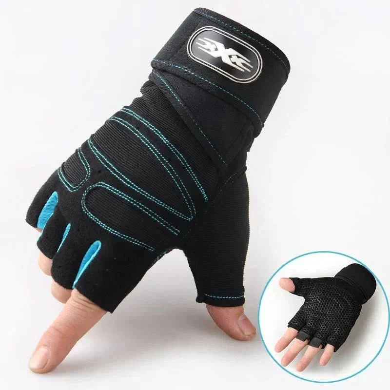 Professional grade training gloves with wrist stabilization & shock absorption for intense workouts.
