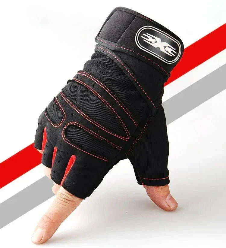 Multi-sport unisex gloves: cycling, gym, weightlifting. Shock-resistant with excellent wrist support.