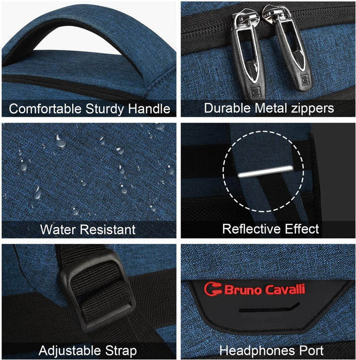 Secure anti-theft backpack, perfect for urban commute & travel, protecting valuables.