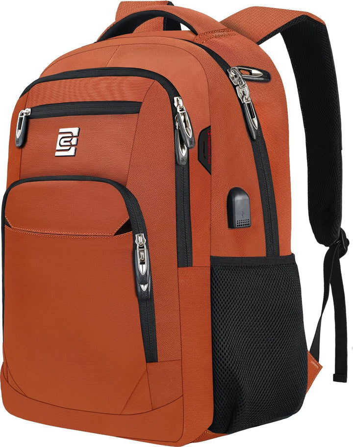 Spacious slim anti-theft backpack, designed to fit laptop, tablet & daily essentials.