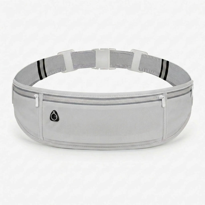 Durable, lightweight slim running belt with an adjustable strap and secure zip for essentials.