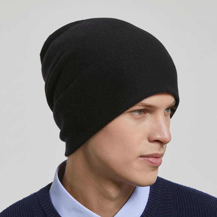Stylish Slouchy Beanie. A comfortable, versatile accessory for autumn & winter fashion.