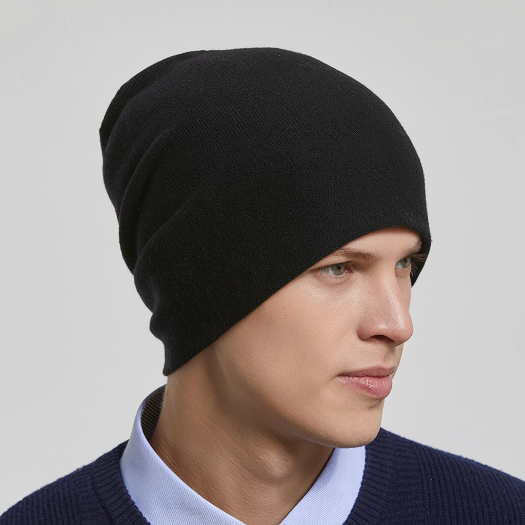 Cozy Slouchy Beanie with a relaxed fit. Provides warmth & comfort for all seasons.