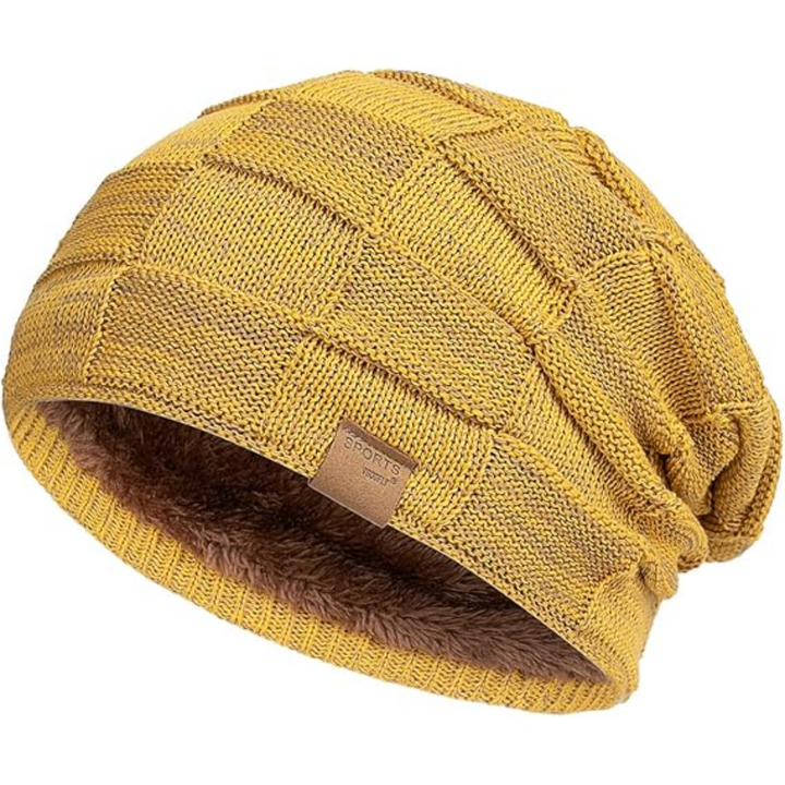 Soft, comfortable unisex slouchy beanie. Chunky knit winter hat for ultimate warmth & style.