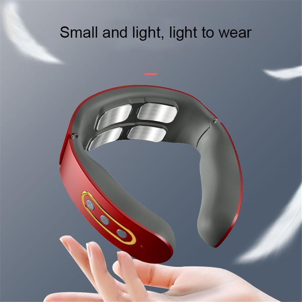 Advanced 4D neck & shoulder massager with heat therapy, perfect for relieving daily muscle tension & stress.