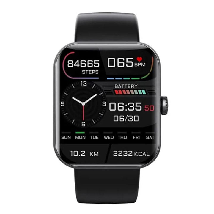 Unisex smartwatch for comprehensive health monitoring: glucose, heart rate, sleep, and activity tracking.