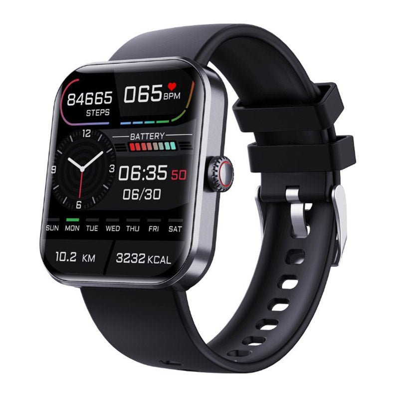 Unisex smartwatch for non-invasive blood sugar monitoring. Accurate glucose, heart rate, & BP health tracker.